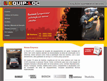 Tablet Screenshot of equiploc.com.br